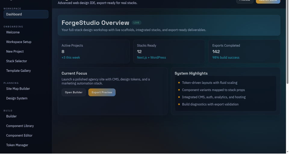 forgestudio screenshot